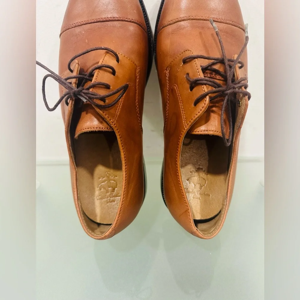 Brooks Brothers Men’s Leather Dress Shoes‎ Youth Size US 4D (EU 36.5) – Brown